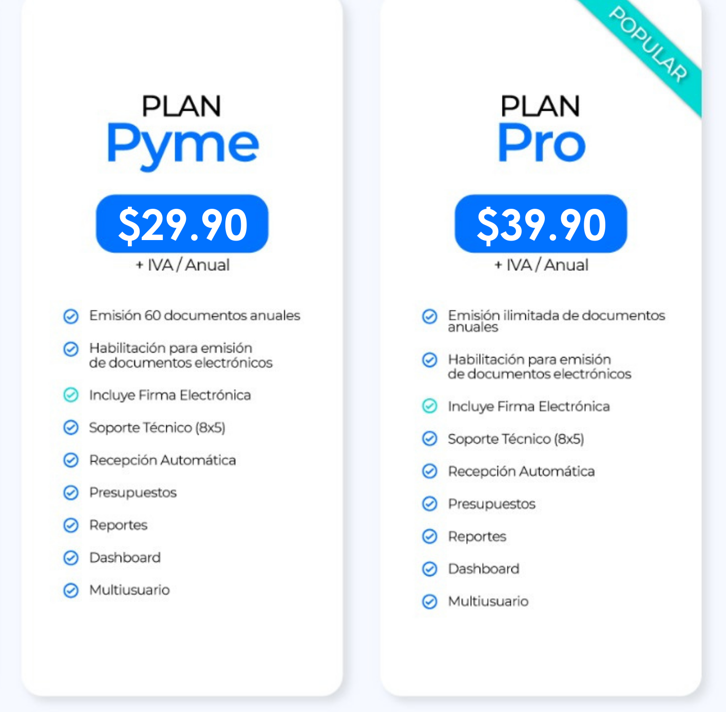 Cambio de un plan Básico a un Plan de Pago