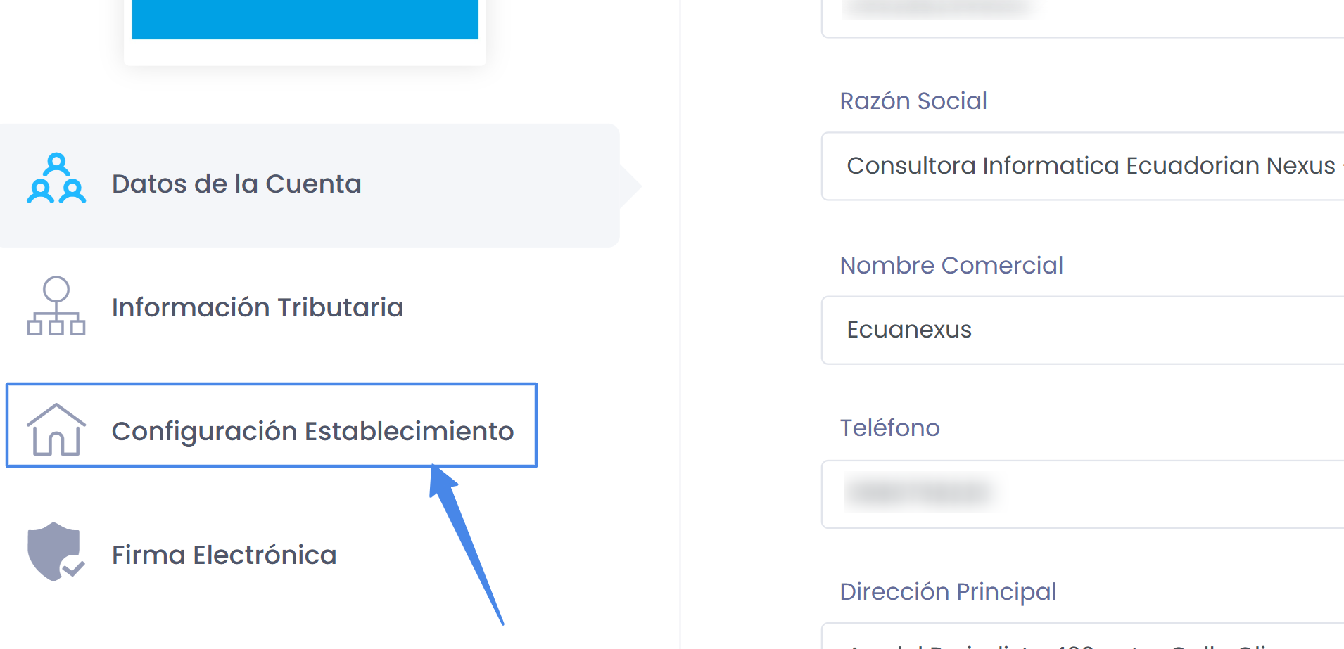 Configuración de Logos por Establecimiento