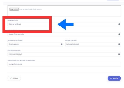 Configuración Firma Electrónica