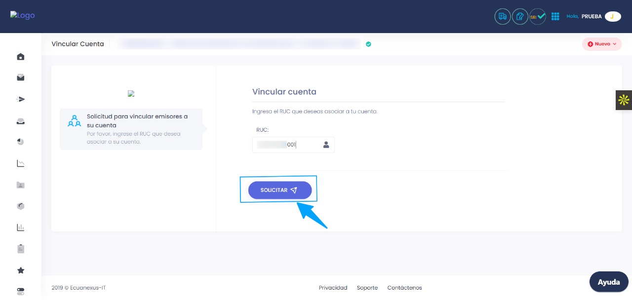 Guía paso a paso: Vinculación de usuario por RUC en Ecuafact
