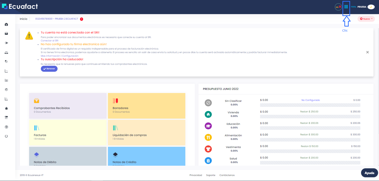 Guía paso a paso: Vinculación de usuario por RUC en Ecuafact