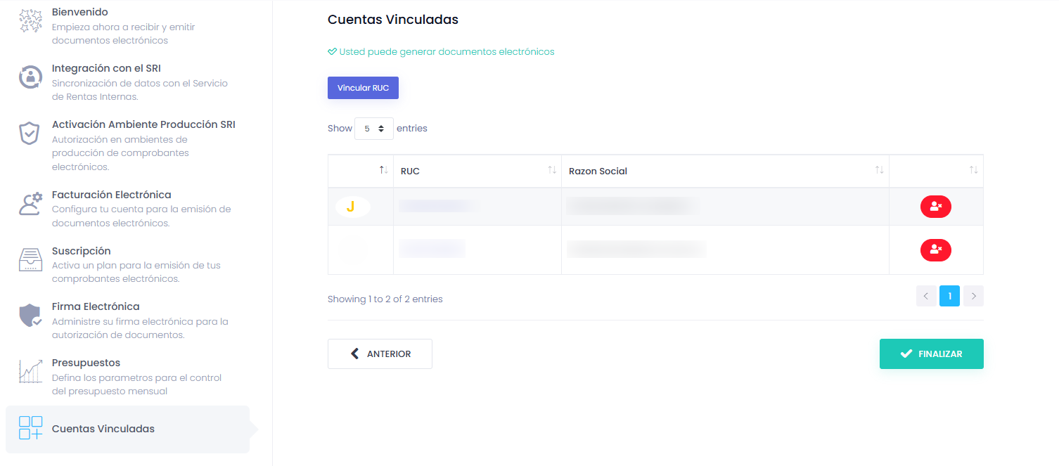 Guía paso a paso: Vinculación de usuario por RUC en Ecuafact