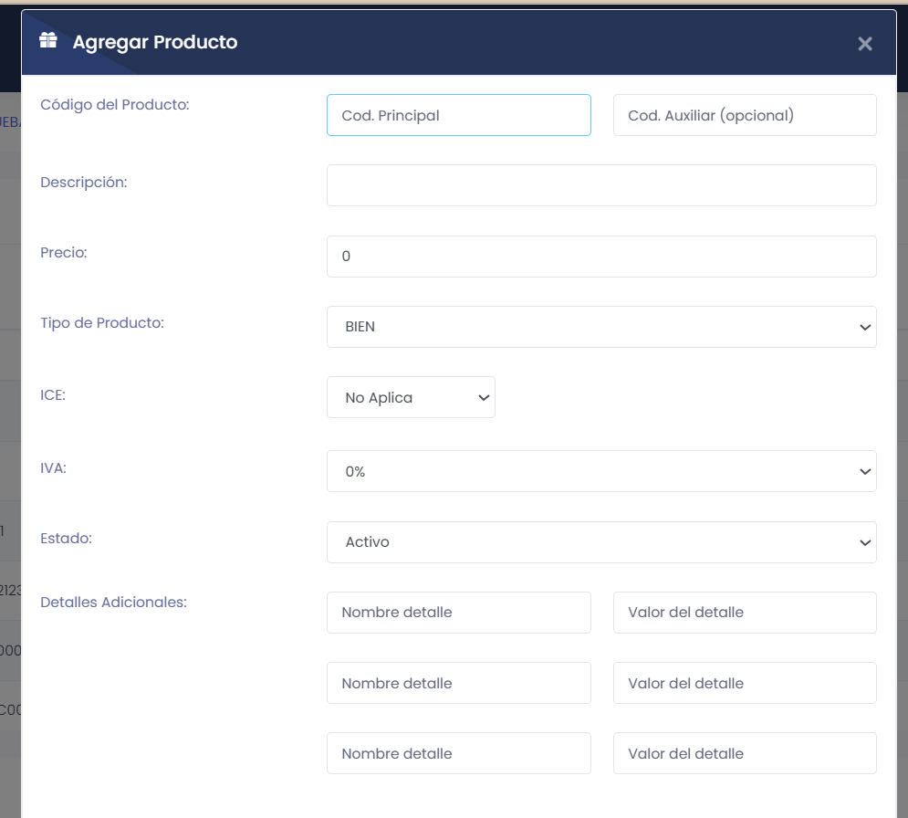 &; Guía práctica para crear un producto o servicio en Ecuafact