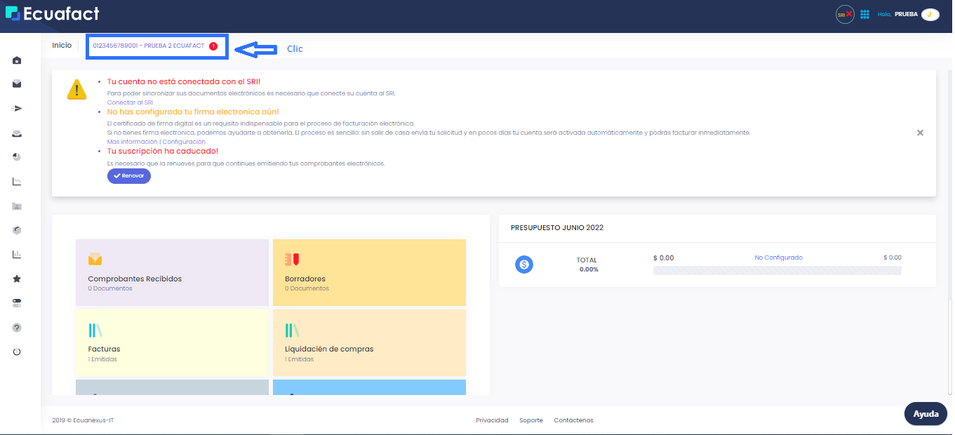 Instrucciones para Configuración del Régimen RIMPE