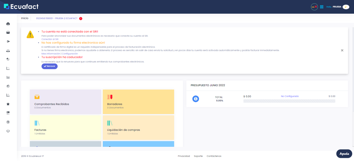 Instrucciones para configurar como Agente de Retención