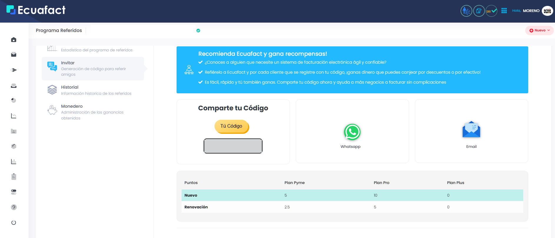 Programa de Referidos para Distribuidores