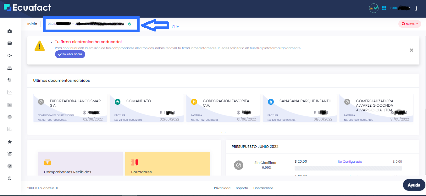 Visualizar el estado de la solicitud de Firma Electrónica